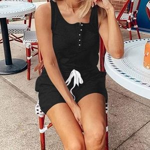 Tie Waist Shorts Romper